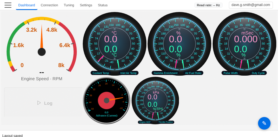 Light mode dashboard with premium gauge designs